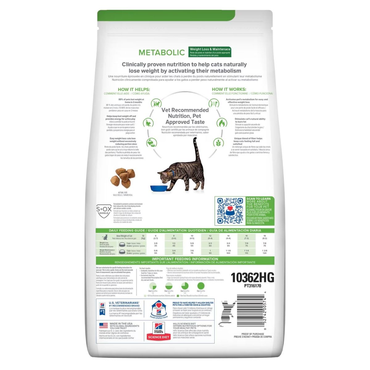 Hills PD Feline Metabolic 1.8 kg2