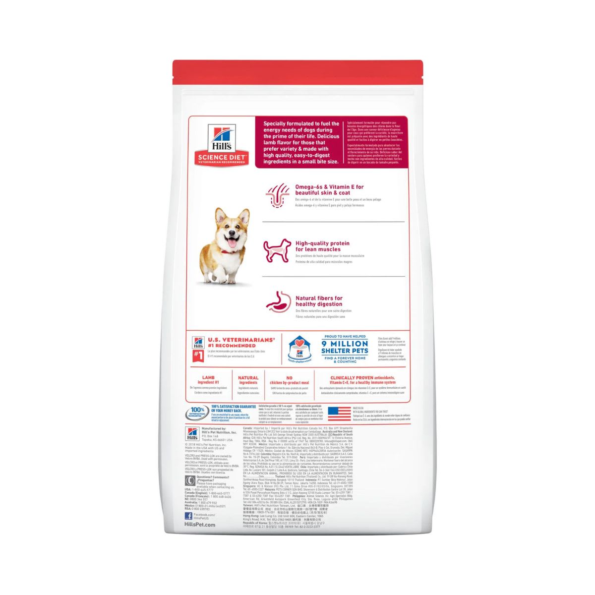 Hills SD Canine Adulto Cordero Small bites2