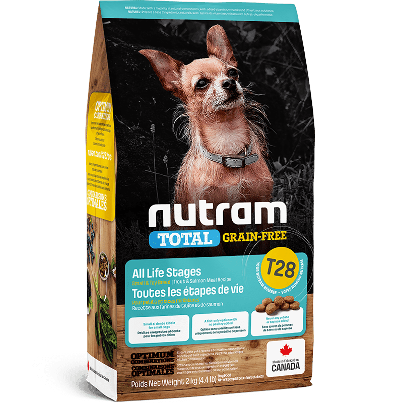 Nutram T28 Total Grain free Salmon & Trout Small 2 kg1