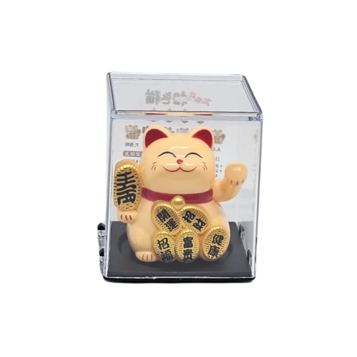 Gato de la fortuna con monedas3