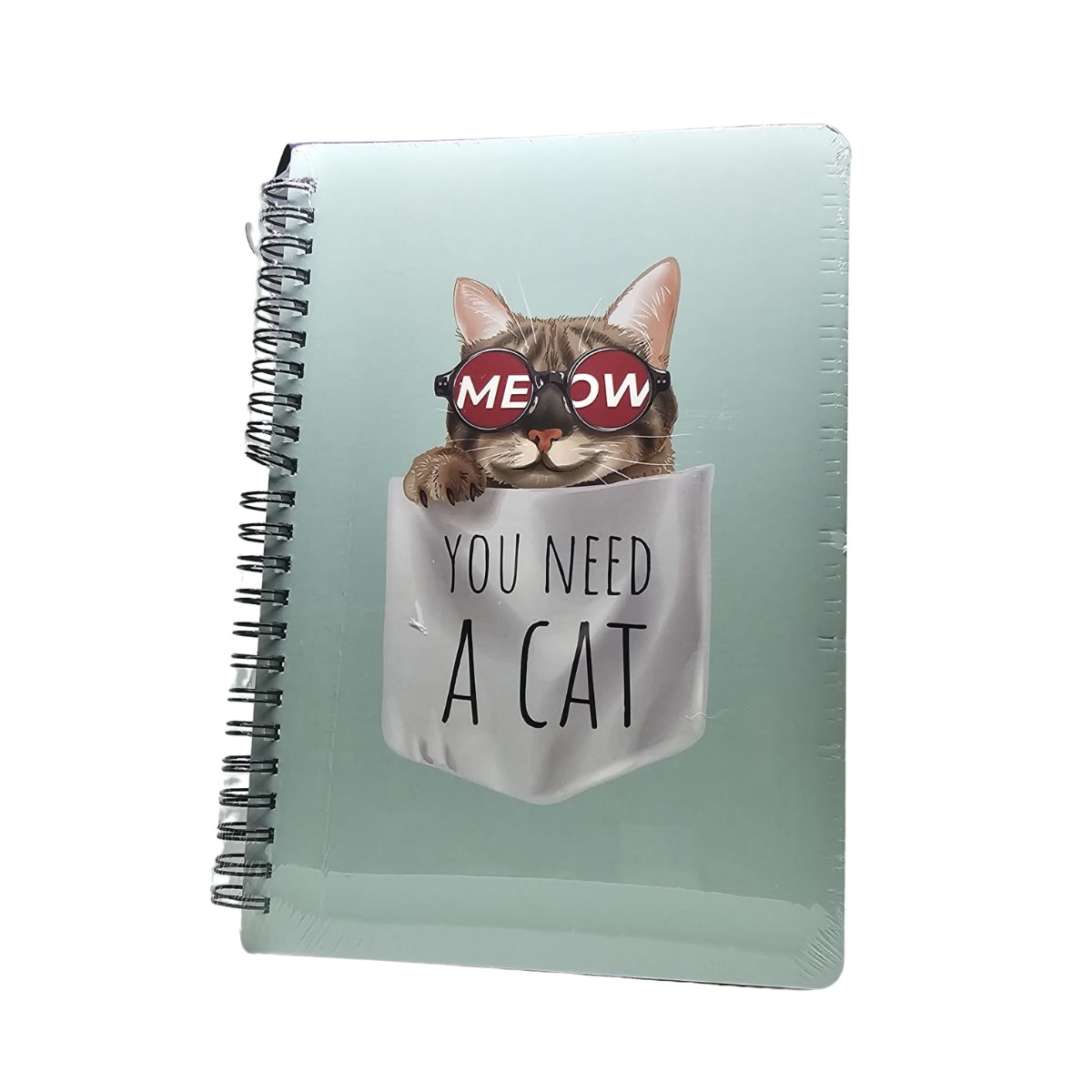 Cuaderno de gato cuadriculado espiralado3