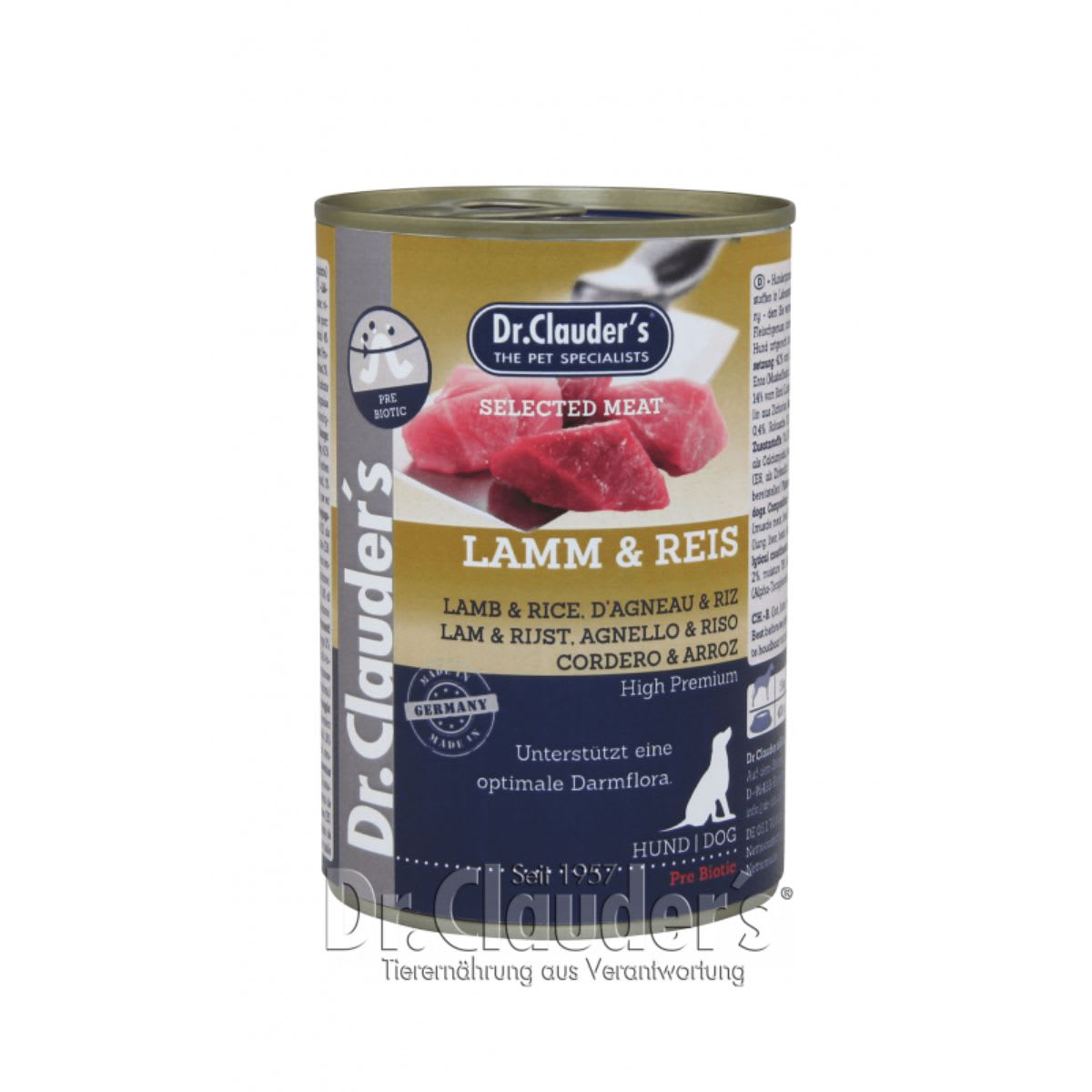 Dr. Clauder´s Dog Lata Cordero y Arroz1