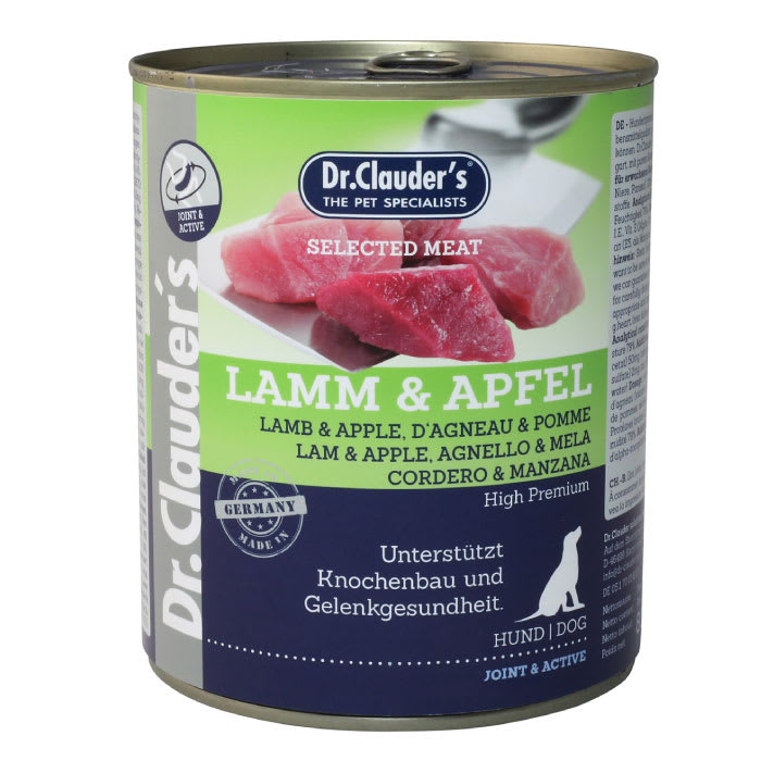 Dr. Clauder´s Dog Lata Cordero y Manzana1