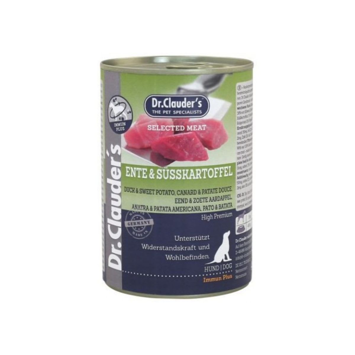 Dr. Clauder´s Dog Lata Pato y Camote1