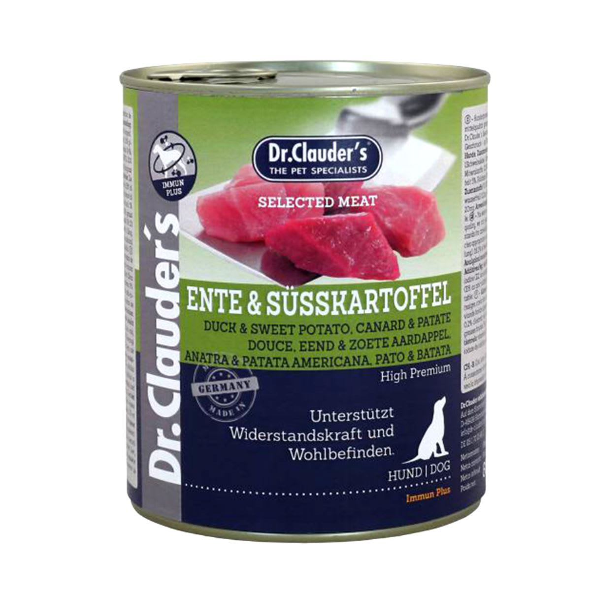 Dr. Clauder´s Dog Lata Pato y Camote2