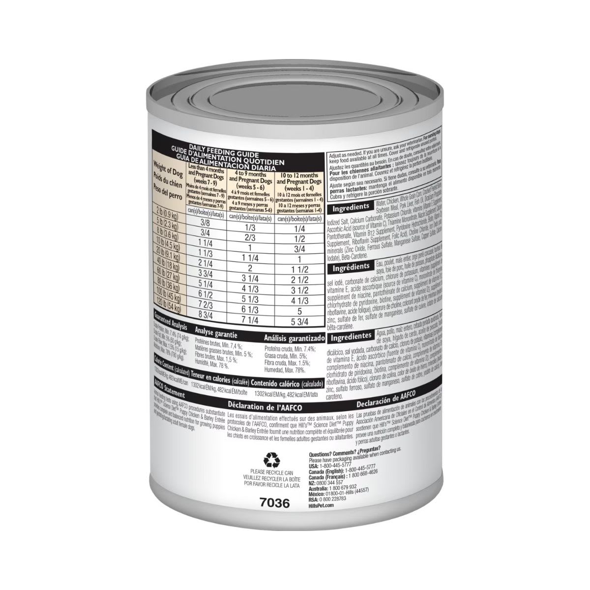 Hills SD Canine Puppy lata 369 g2