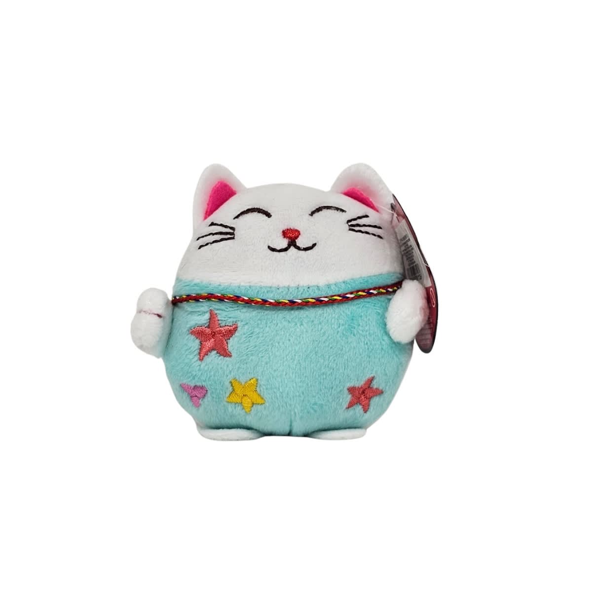 Llavero Gato de la fortuna de peluche1