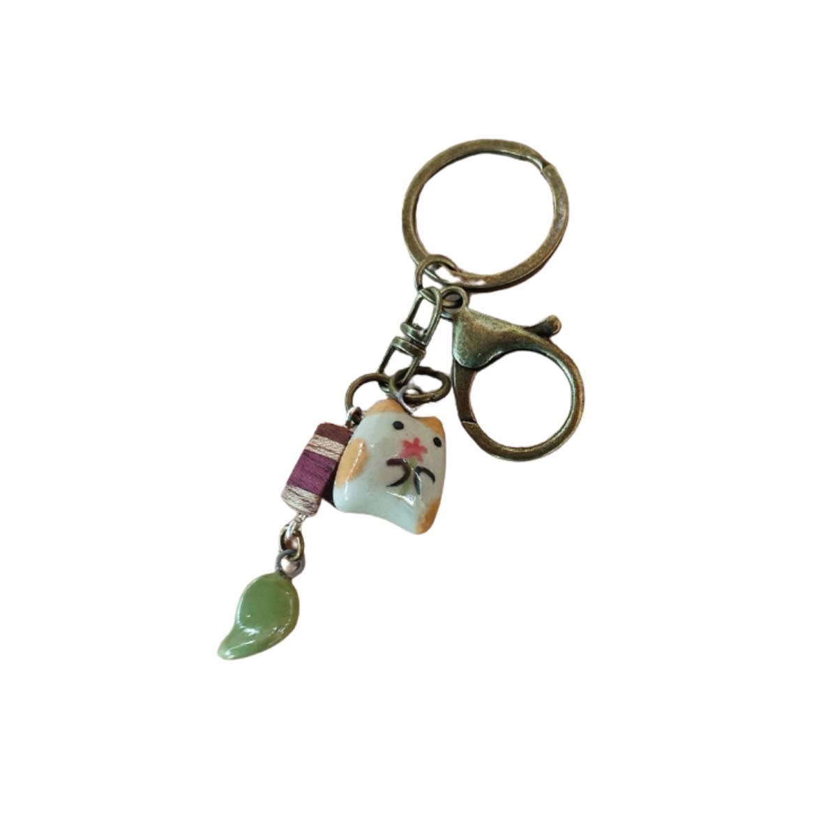 Llavero Gatito Hojita1