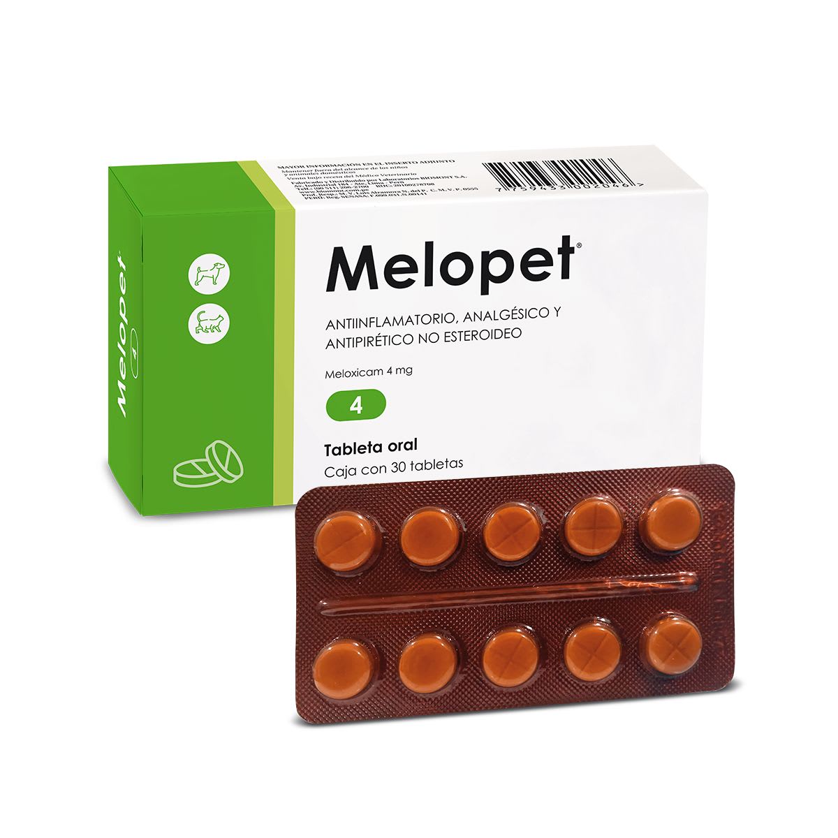 Melopet (Meloxicam) comprimido por unidad2