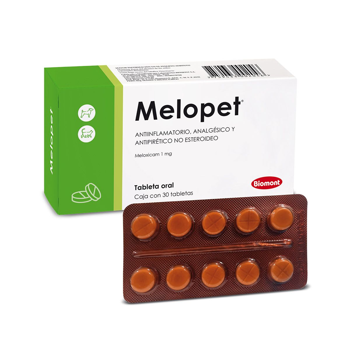 Melopet (Meloxicam) comprimido por unidad1