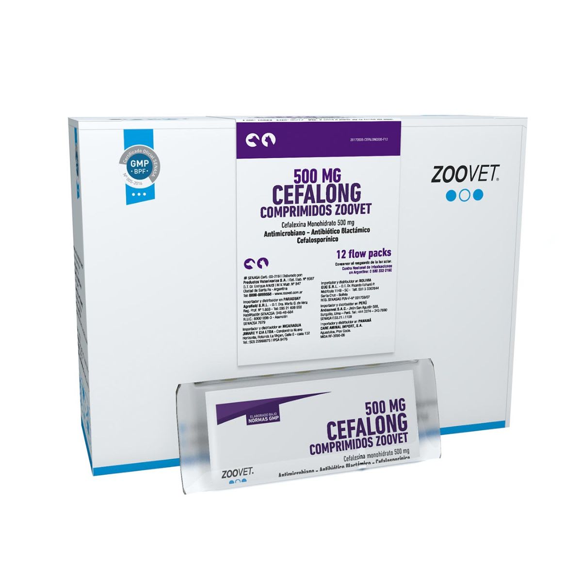 Cefalong 500 mg (Cefalexina)1