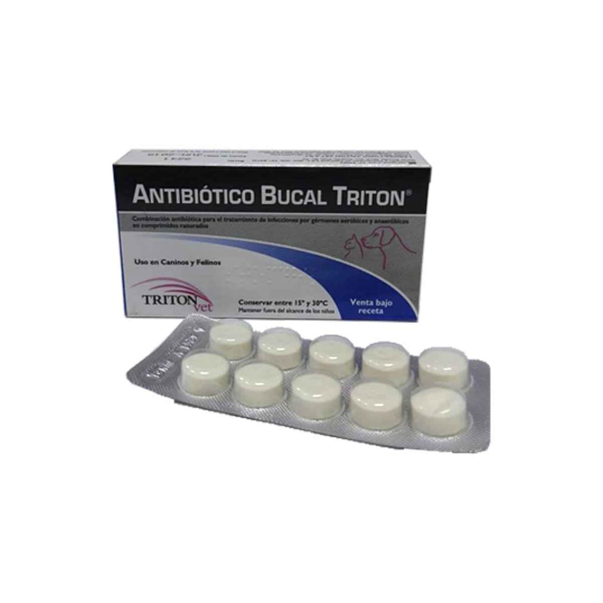 Antibiótico bucal triton1