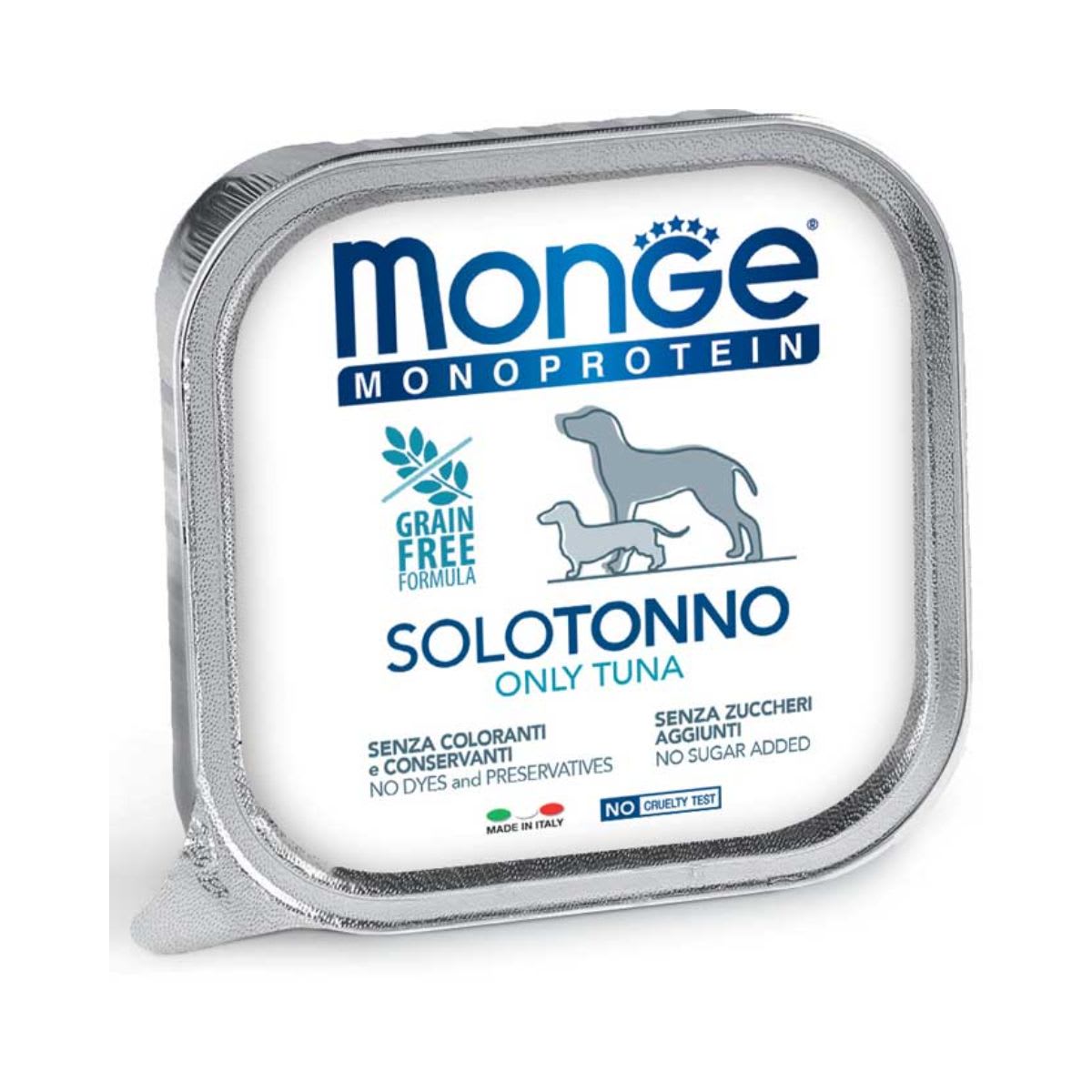 Monge Canine Adult Monoprotein Atun alutray 150 g1