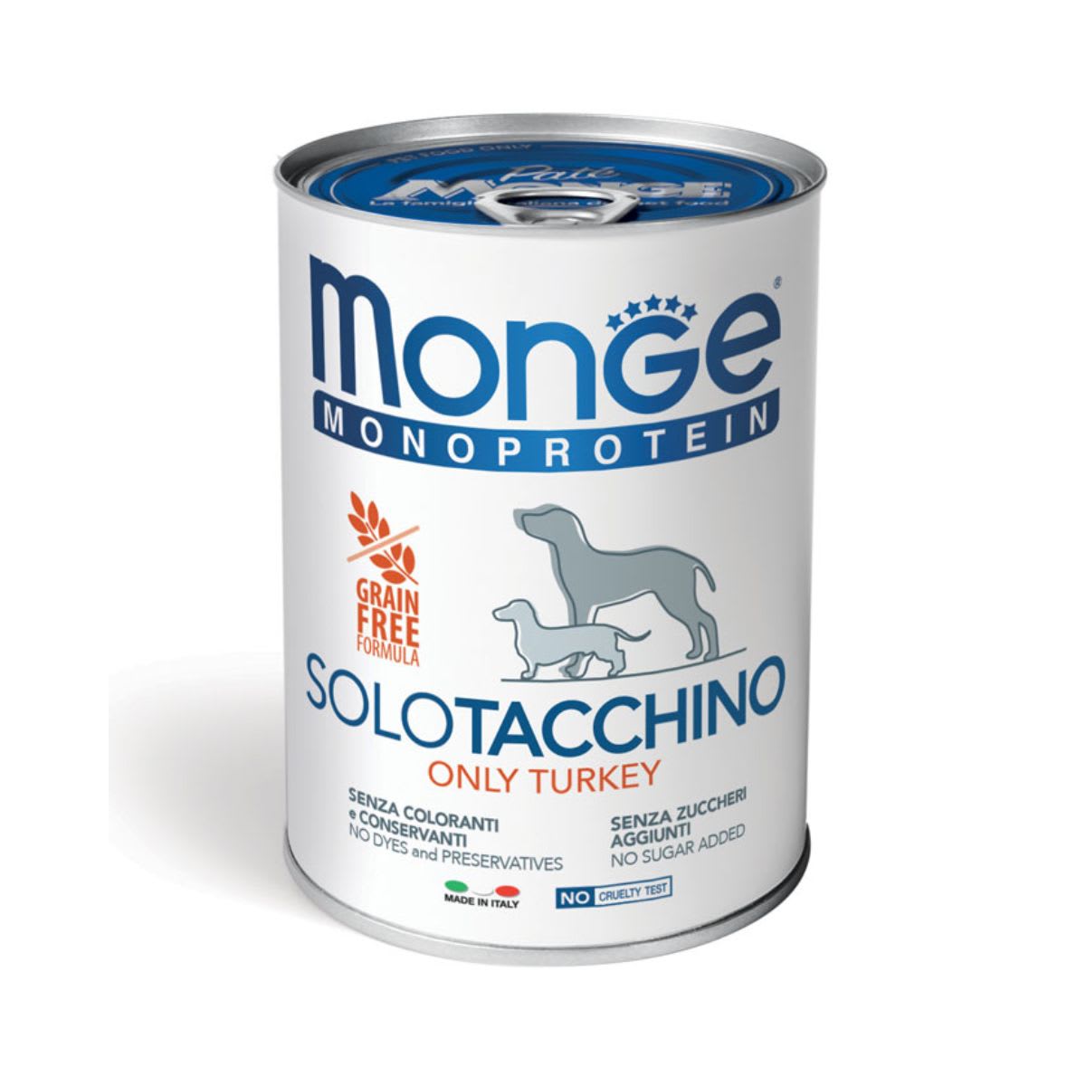 Monge Canine Adult Monoprotein Pavo lata 400 g1