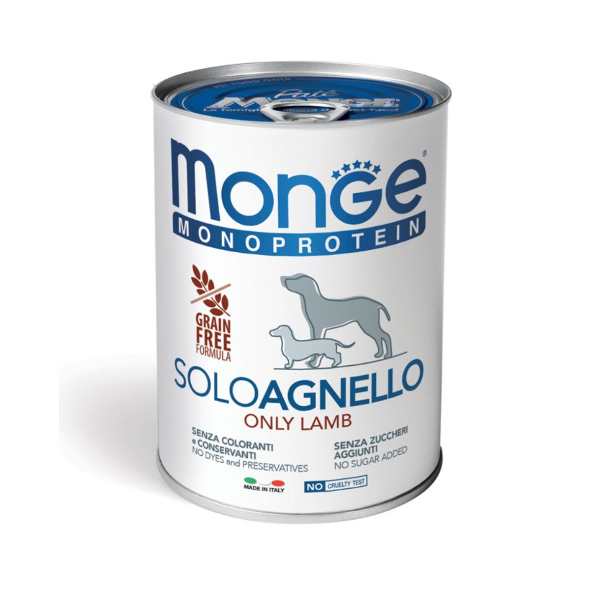 Monge Canine Adult Monoprotein Cordero lata 400 g1