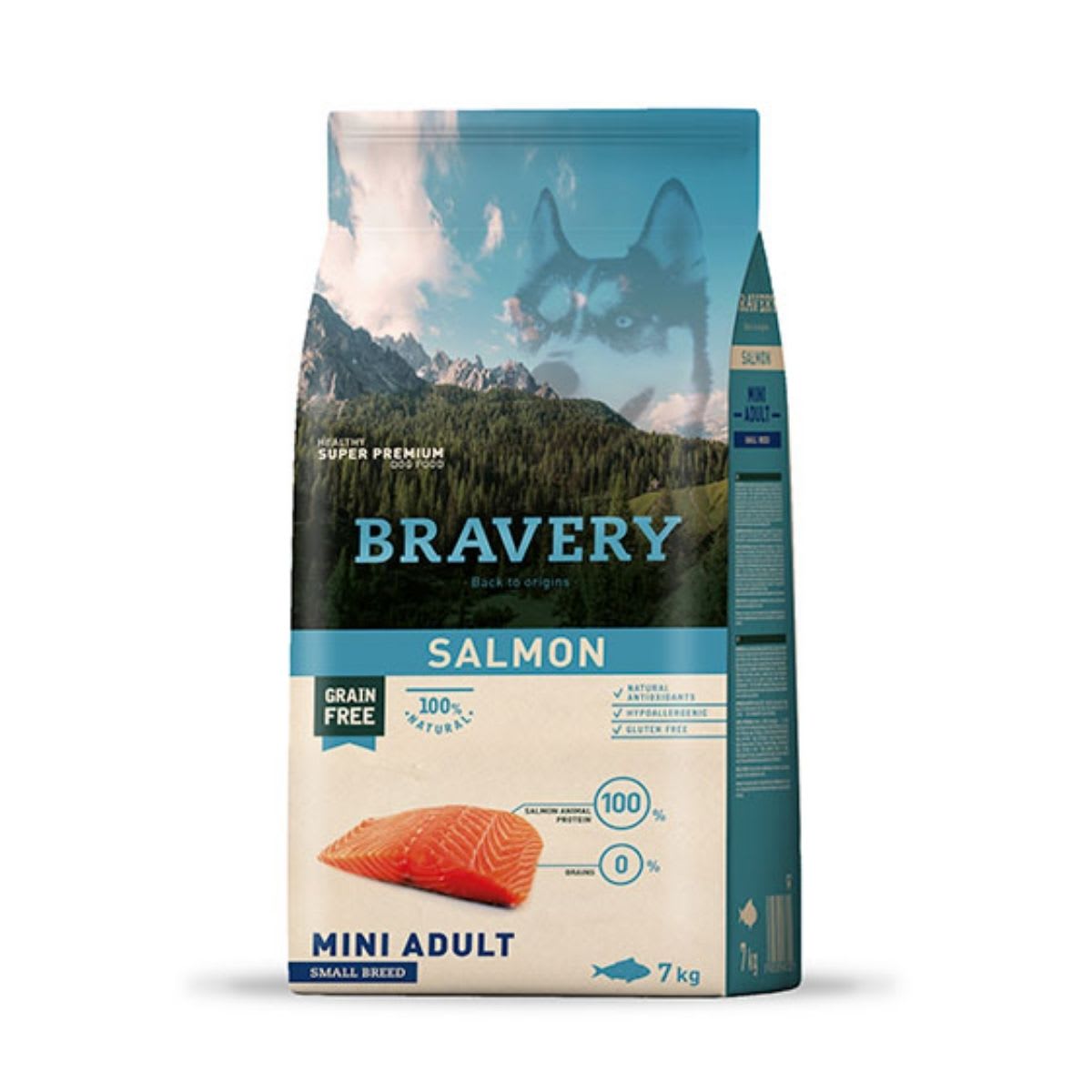 Bravery Salmon mini adult small breeds 2 kg1