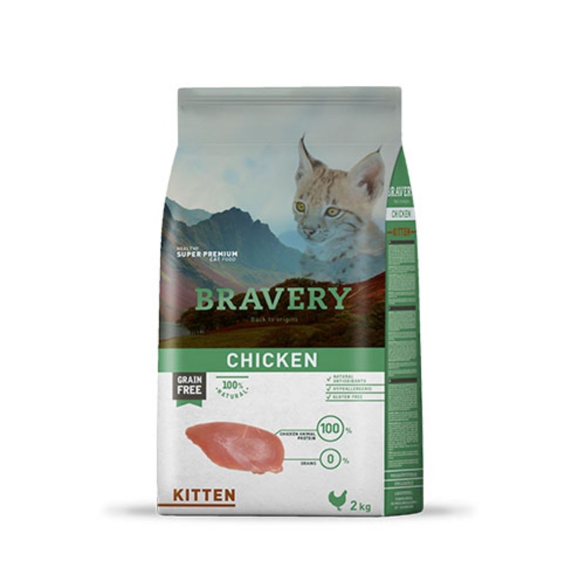 Bravery Chicken Kitten 2 kg1