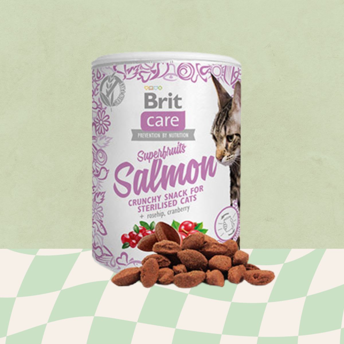 Brit Care Cat Snack Superfruits Salmon 100 g2
