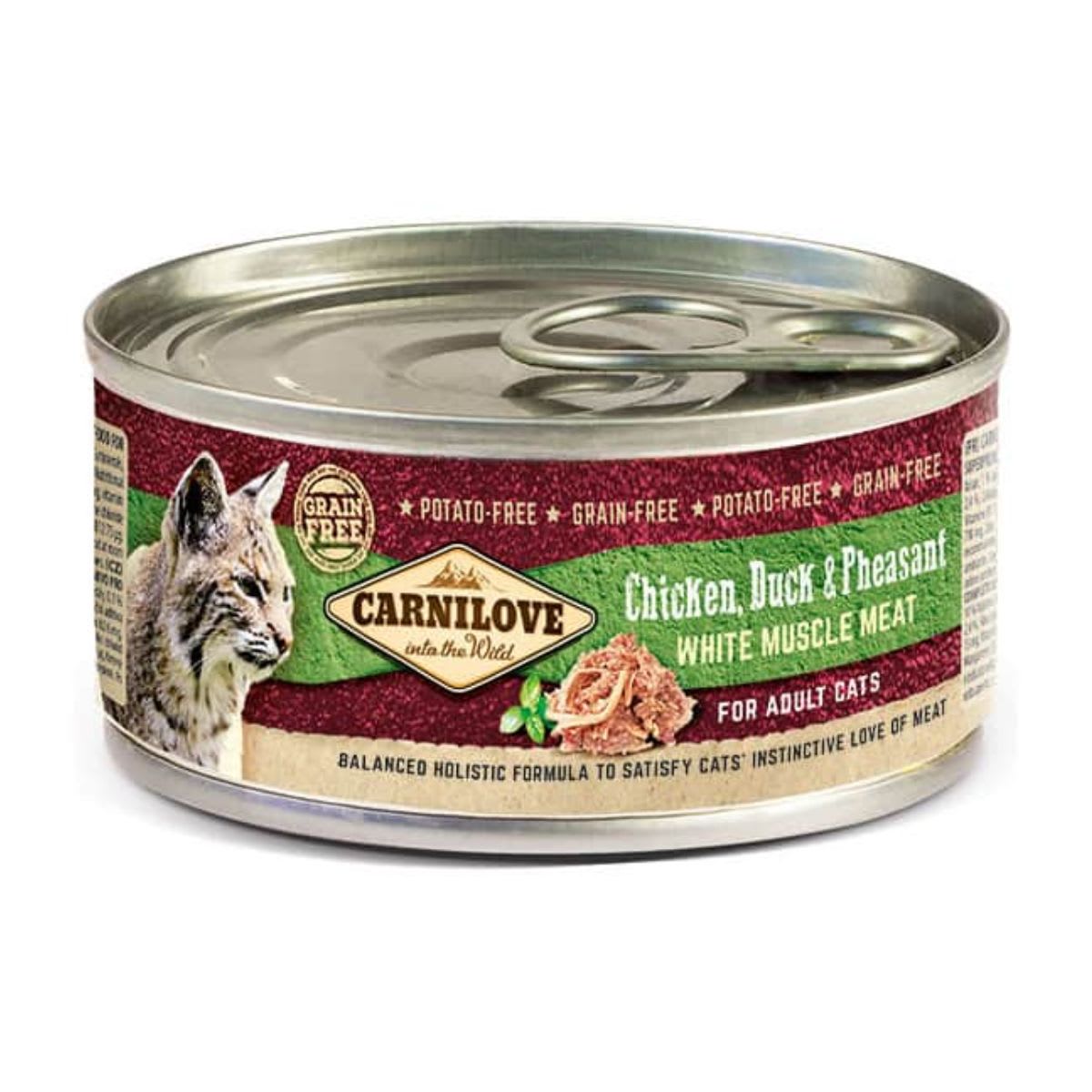 Carnilove gato adulto pollo, pato y faisán lata 100 g2