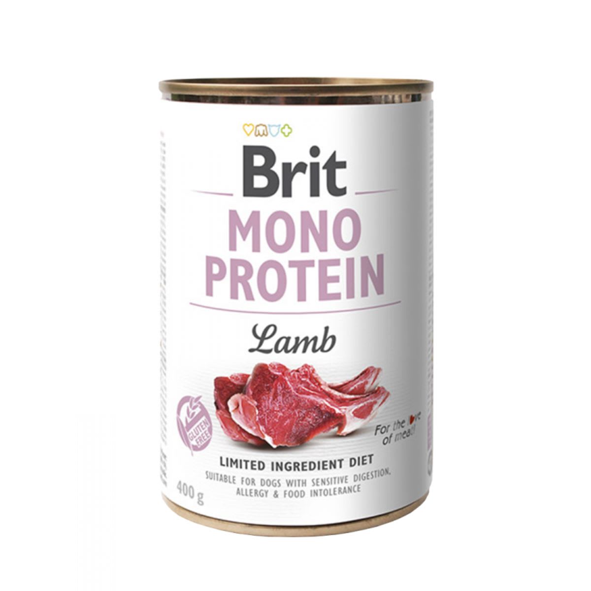 Brit Lata Mono Protein Lamb 400 g1