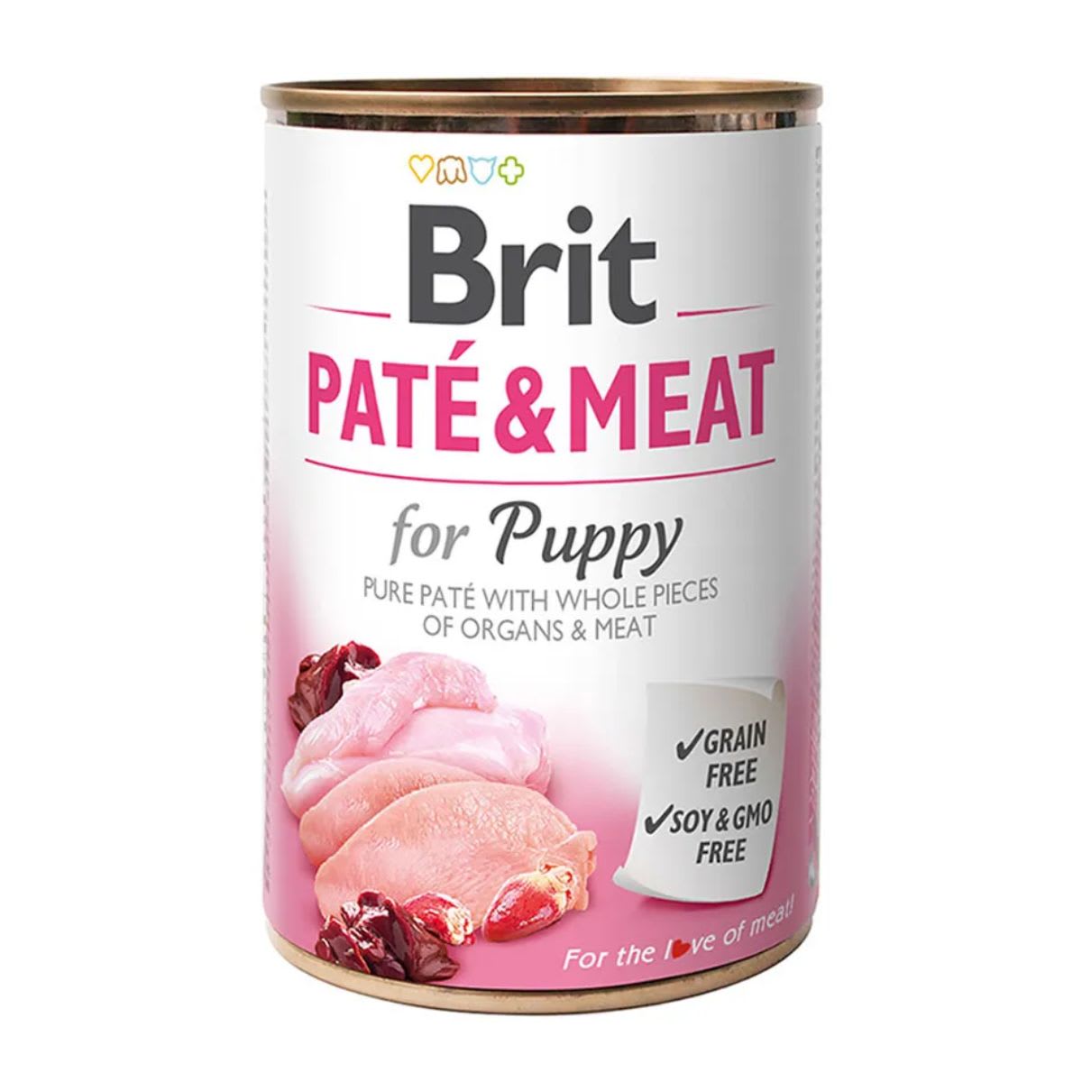 Brit Lata Pate & Meat Puppy 400 g1