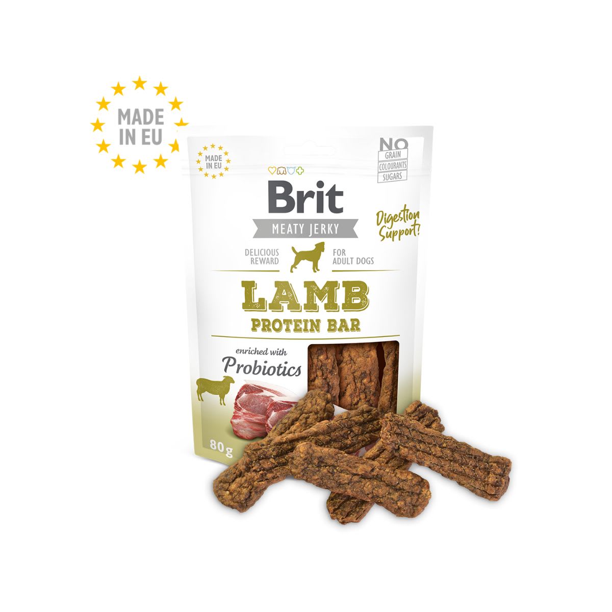 Brit Jerky Lamb protein bar 80 g1