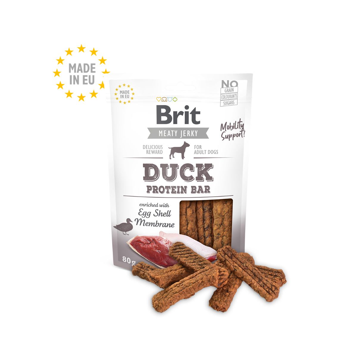 Brit Jerky Duck protein bar 80 g1