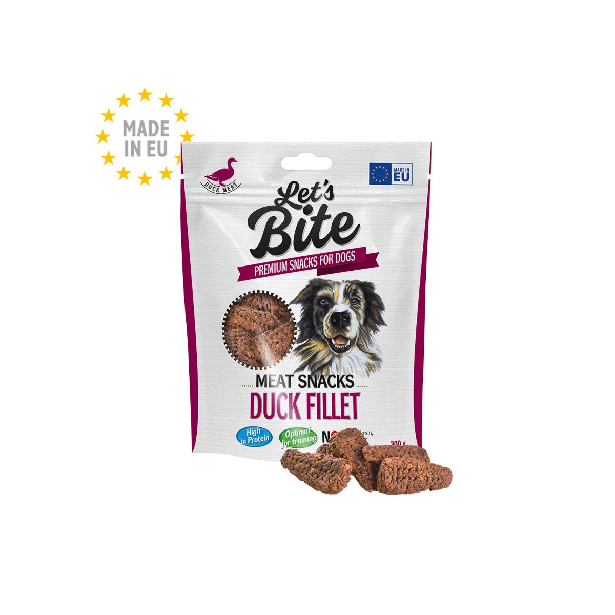 Brit Lets Bite Meat Snacks Duck fillet 80 g1