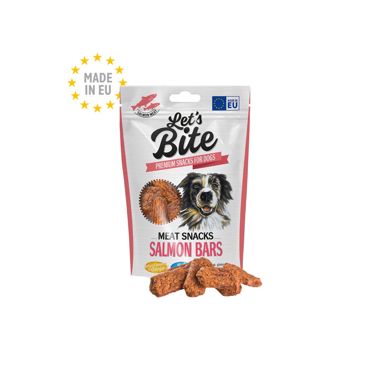 Brit Lets Bite Meat Snacks Salmon bars 80 g1