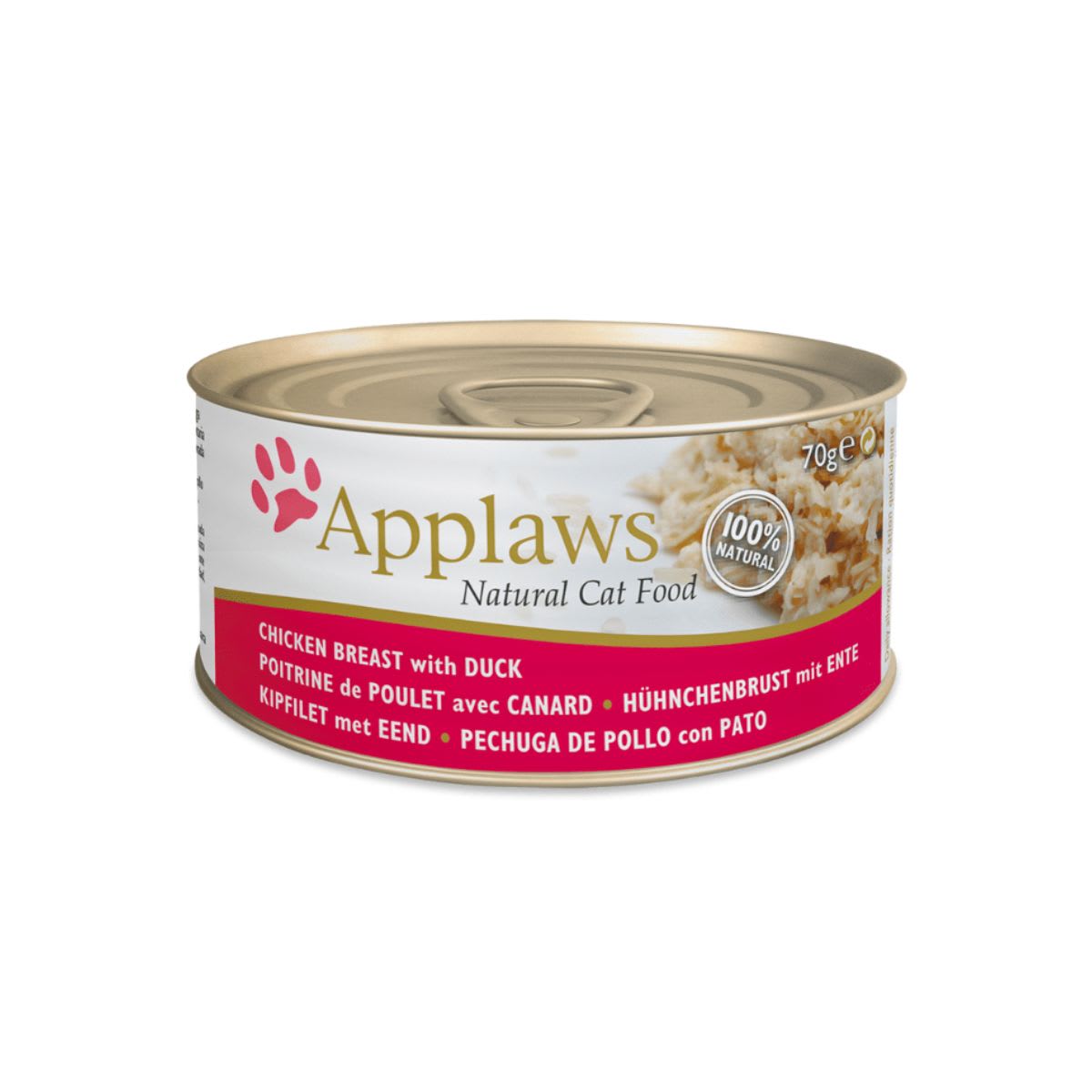 Applaws Pechuga de pollo con pato lata 70 g1
