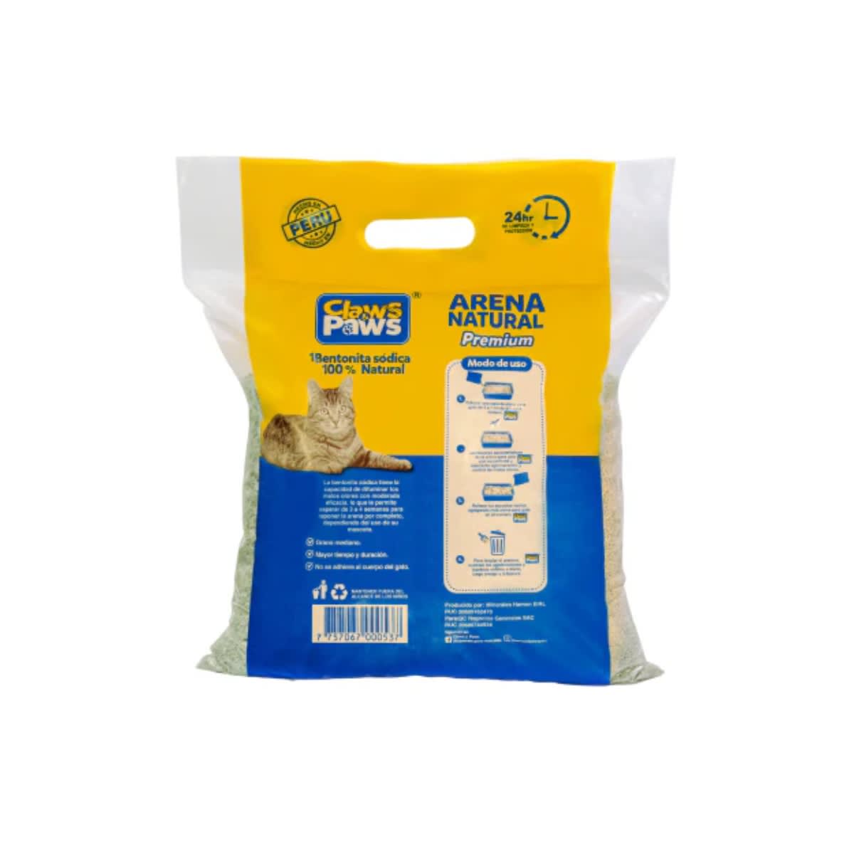 ARENA PREMIUM CLAWS & PAWS NATURAL 10 KG2