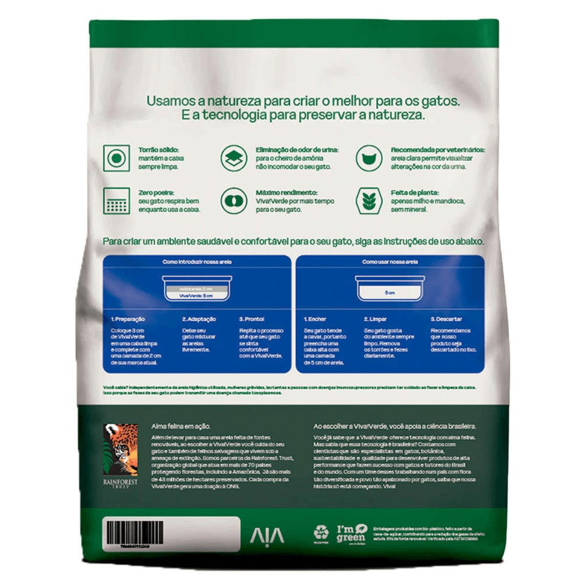 Arena sanitaria Viva Verde 4 kg2
