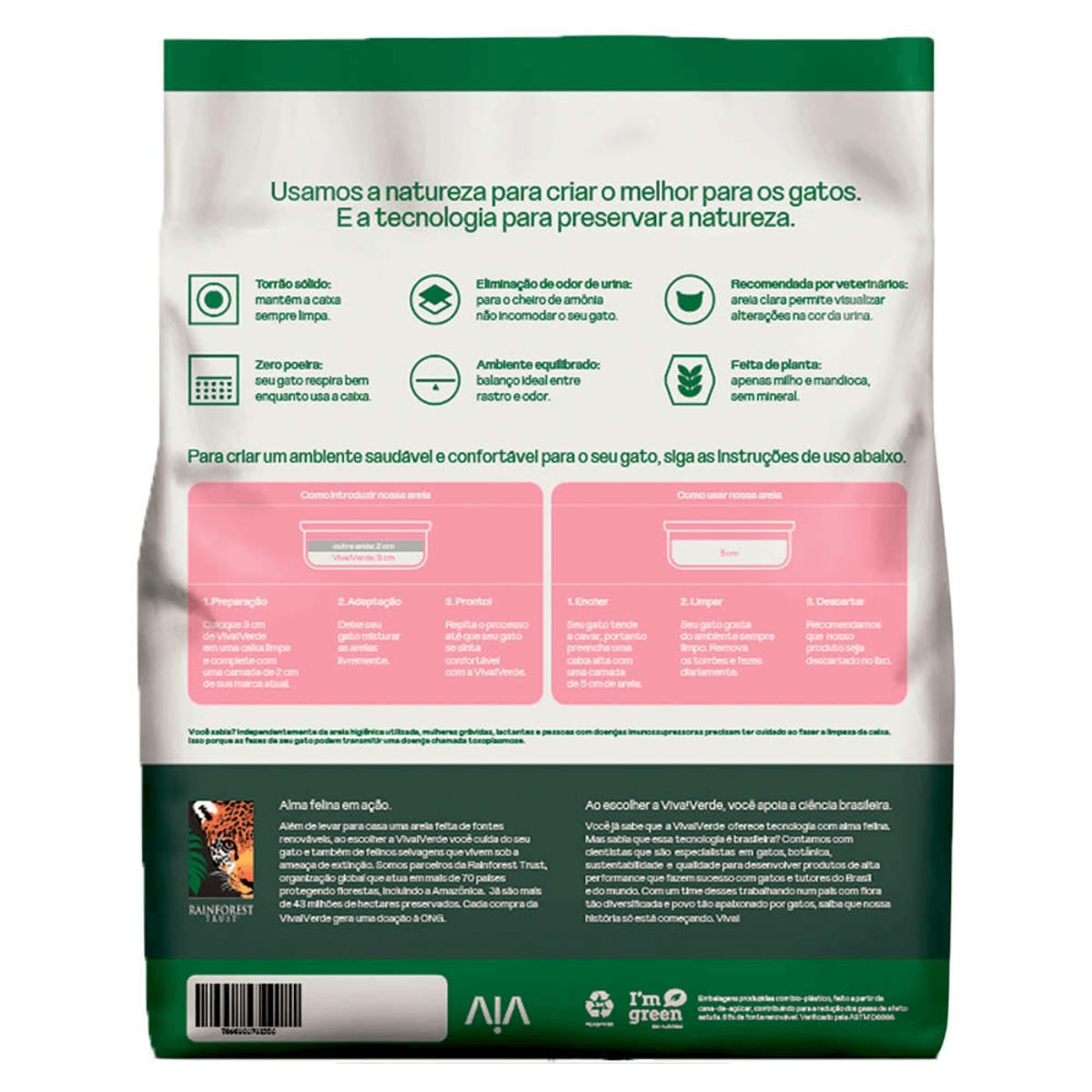 Arena sanitaria Viva Verde 10 kg2