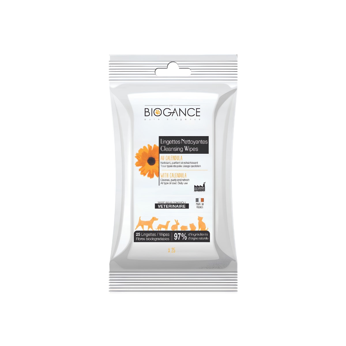 BIOGANCE CLEANING WIPES 25 UND1