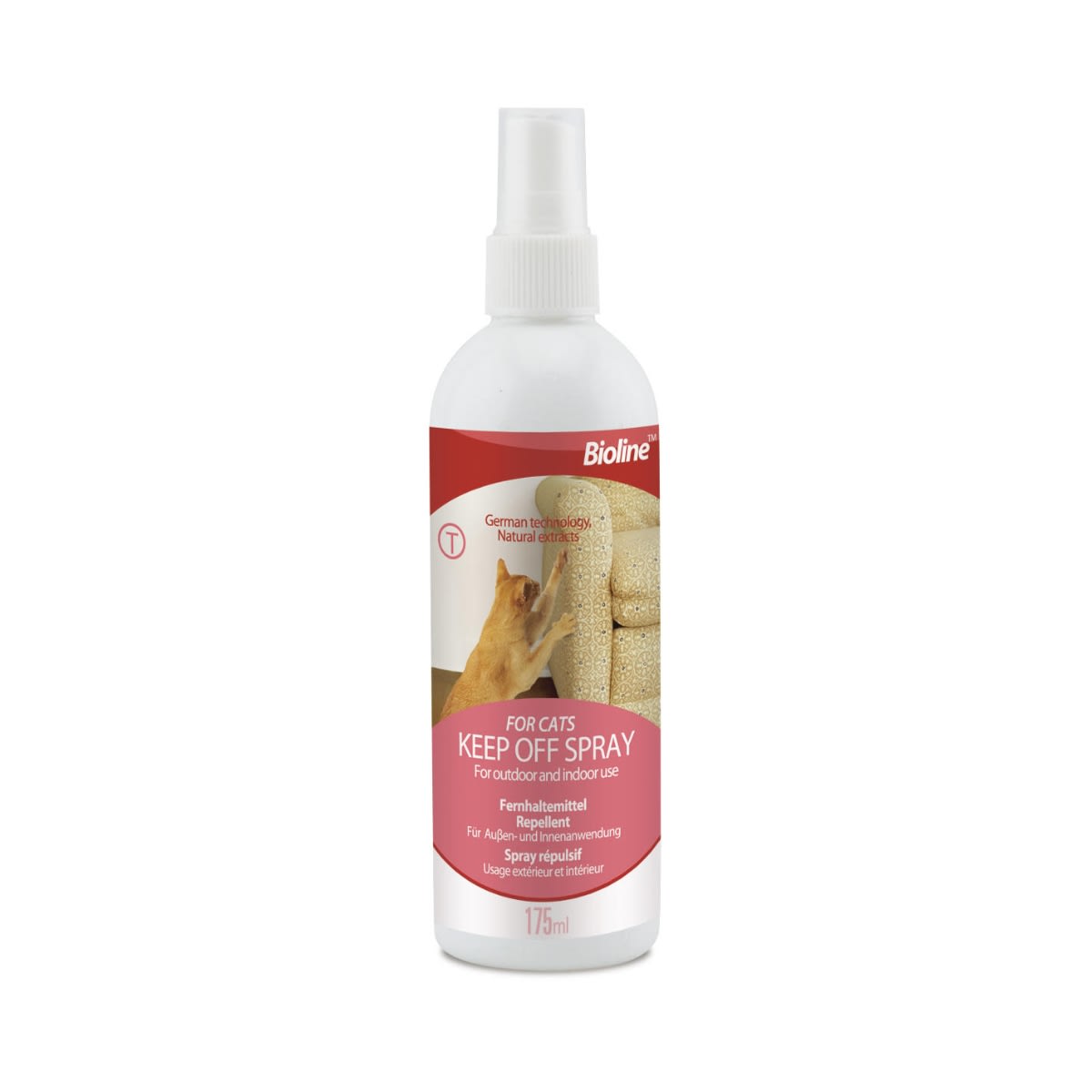 BIOLINE REPELENTE EDUCADOR EN SPRAY PARA GATOS X 175 ML1