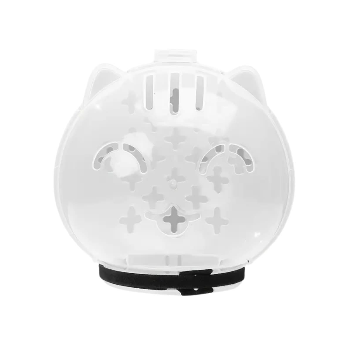 BOZAL PARA GATO MODELO CAPSULA BLANCO1