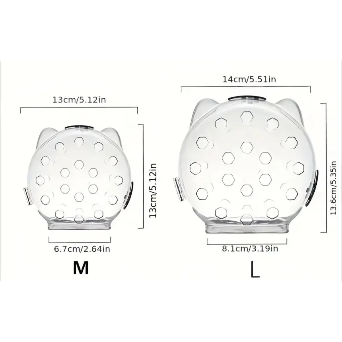 Bozal para gato modelo capsula con orejitas2