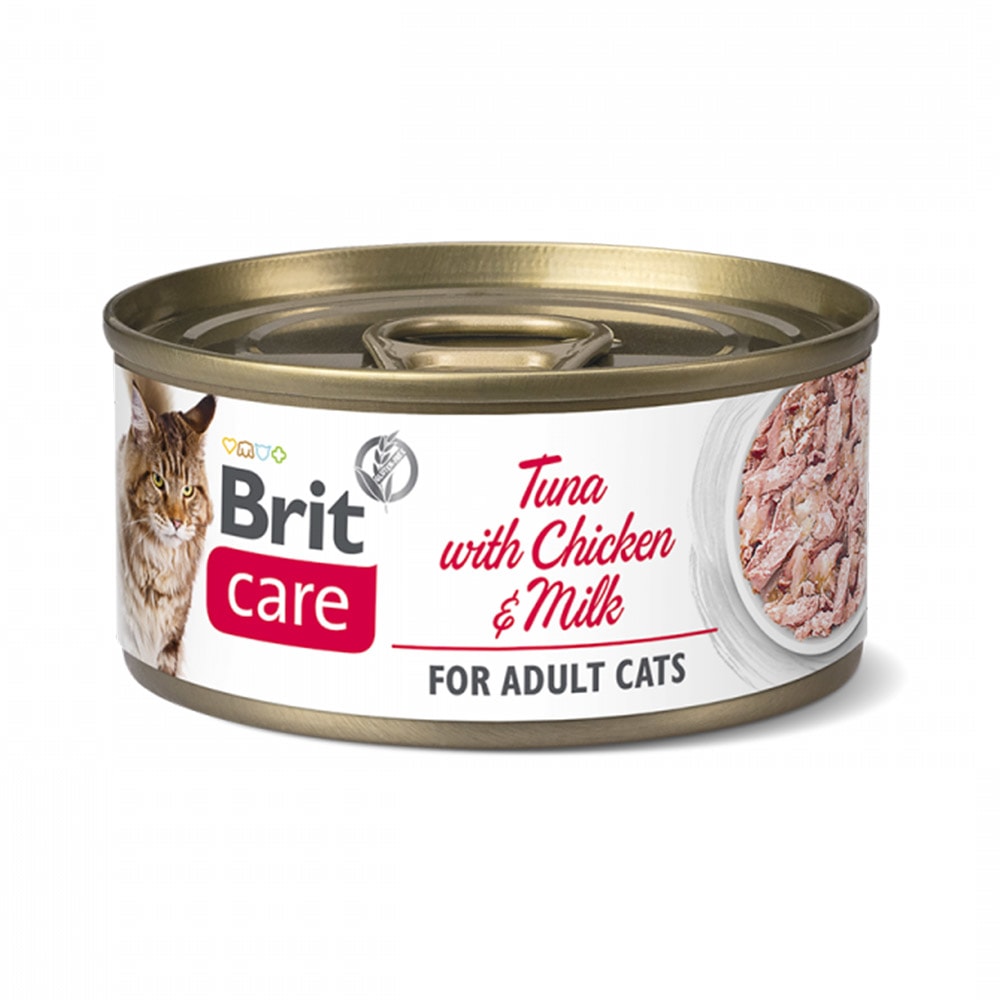 Brit Care Cat lata Tuna with chicken and milk 70 g1