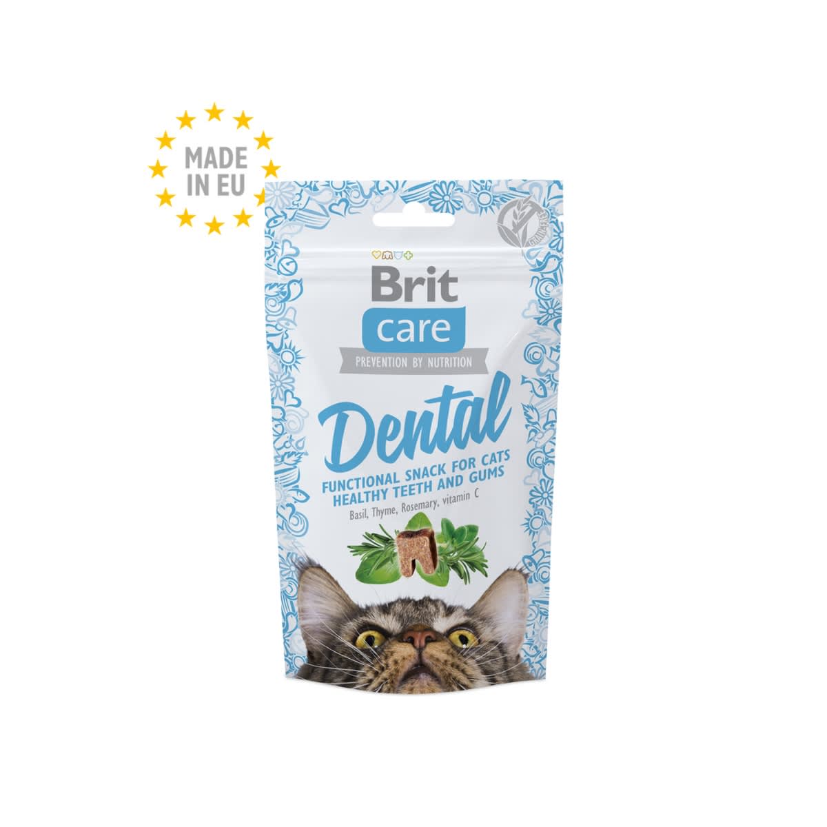 BRIT CARE CAT SNACK DENTAL 50 G1
