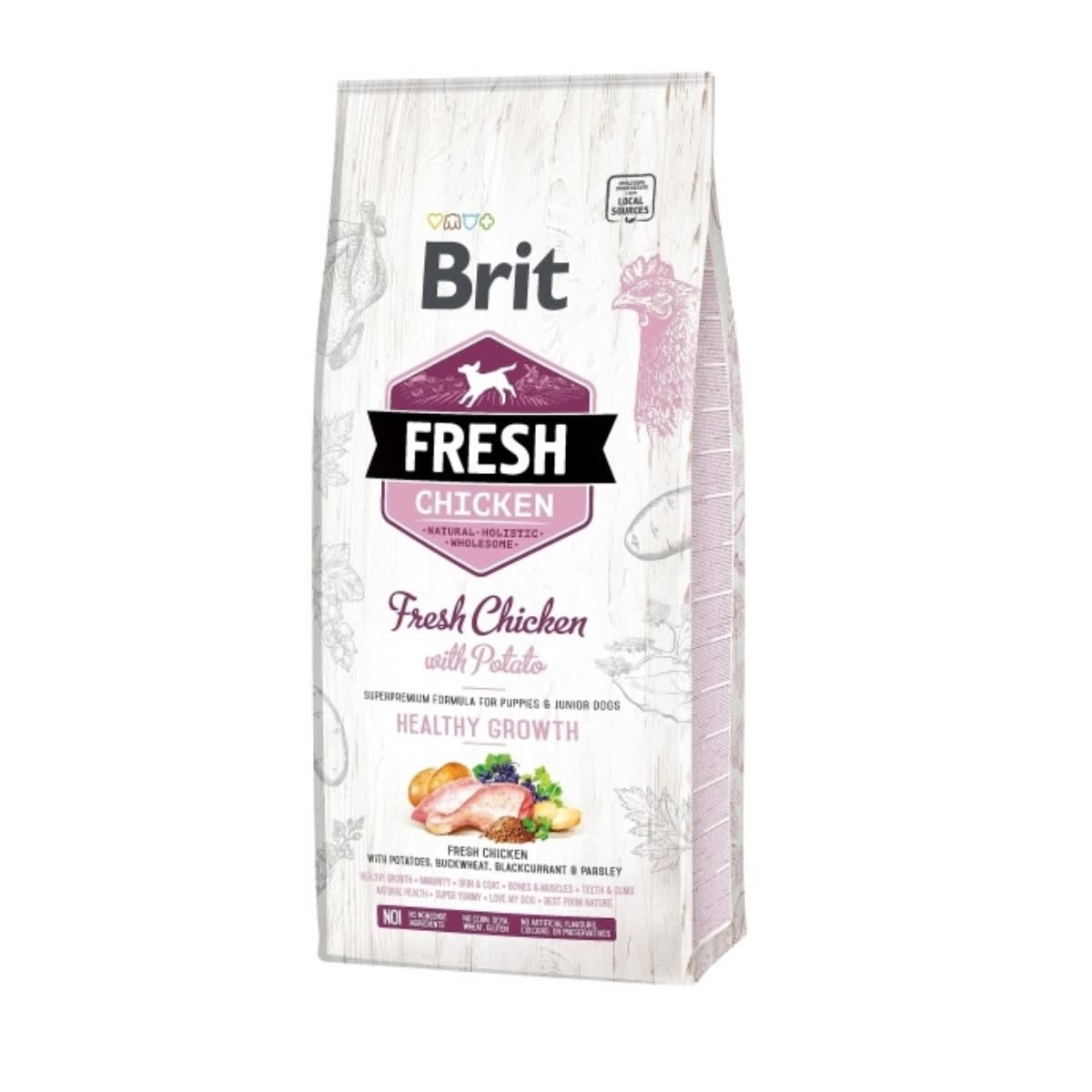 BRIT FRESH CHICKEN WITH POTATO PUPPY HEALTHY GROWTH 2.5 KG1