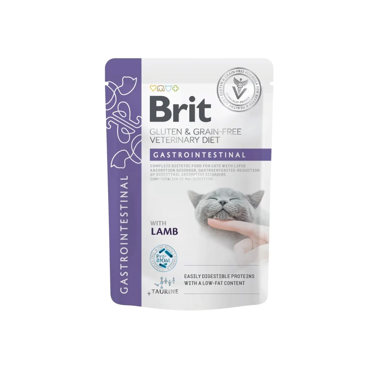 BRIT GF VD CAT POUCH FILLETS IN GRAVY GASTROINTESTINAL 85 G1