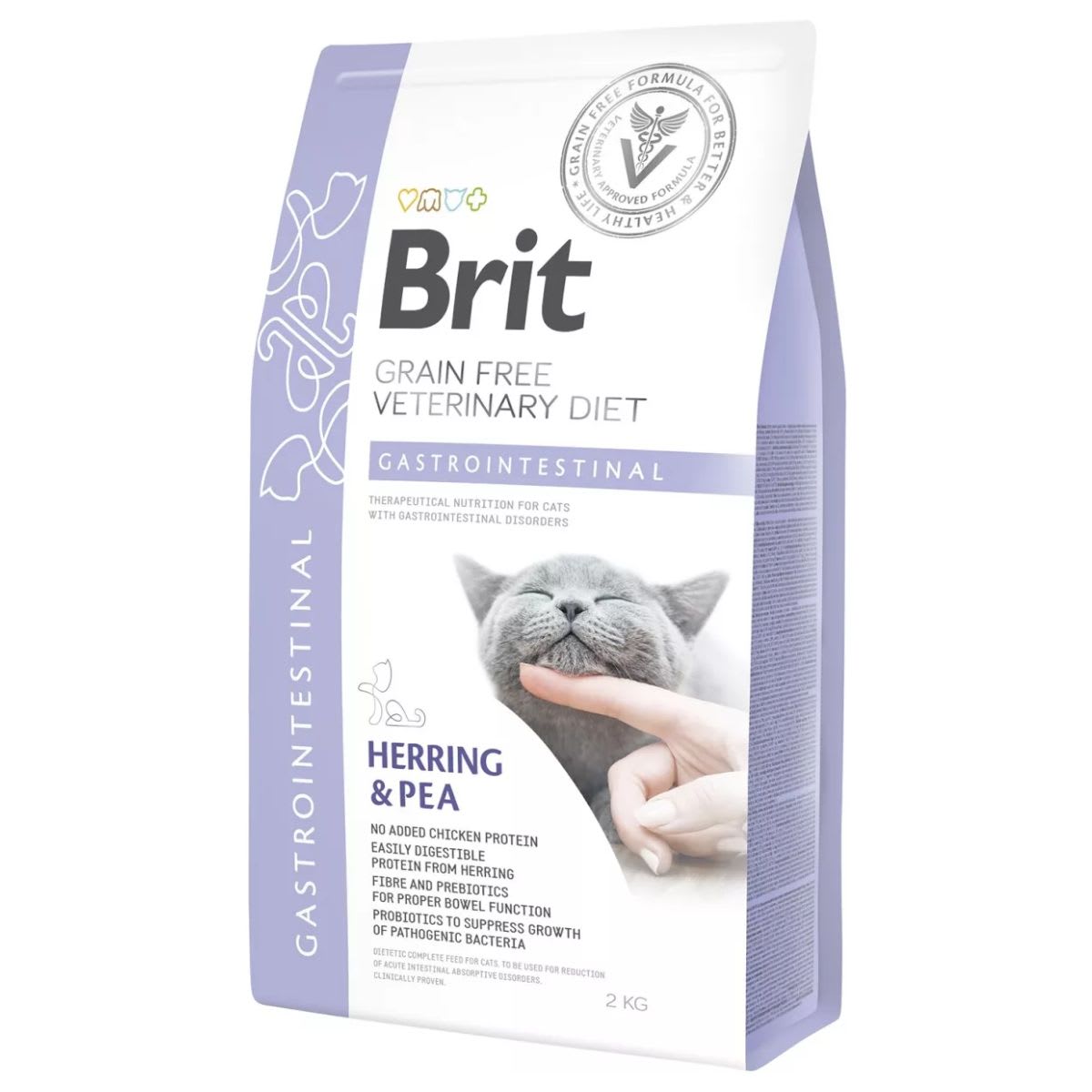 Brit GF Vet Diets Cat Gastrointestinal 2 kg1