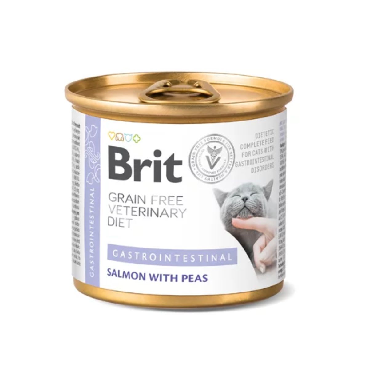 Brit GF Vet Diets Cat Gastrointestinal lata1