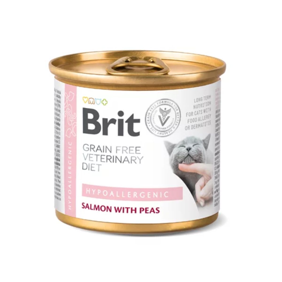 Brit GF Vet Diets Cat Hypoallergenic lata1