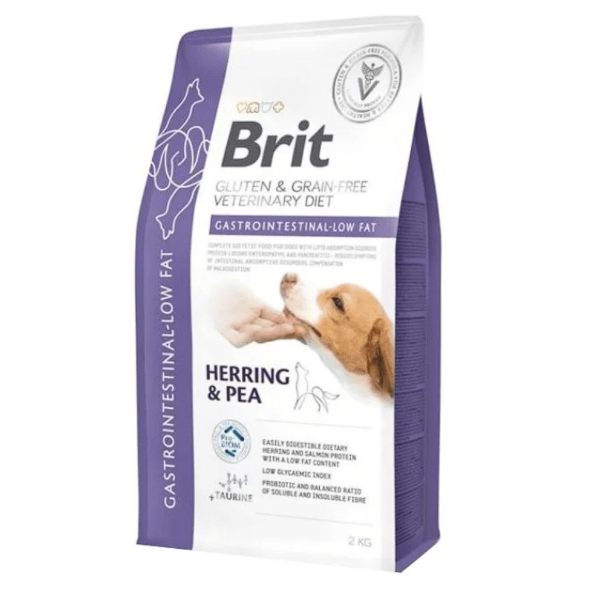 Brit GF Vet Diets Dog Gastrointestinal Low Fat 2 kg1