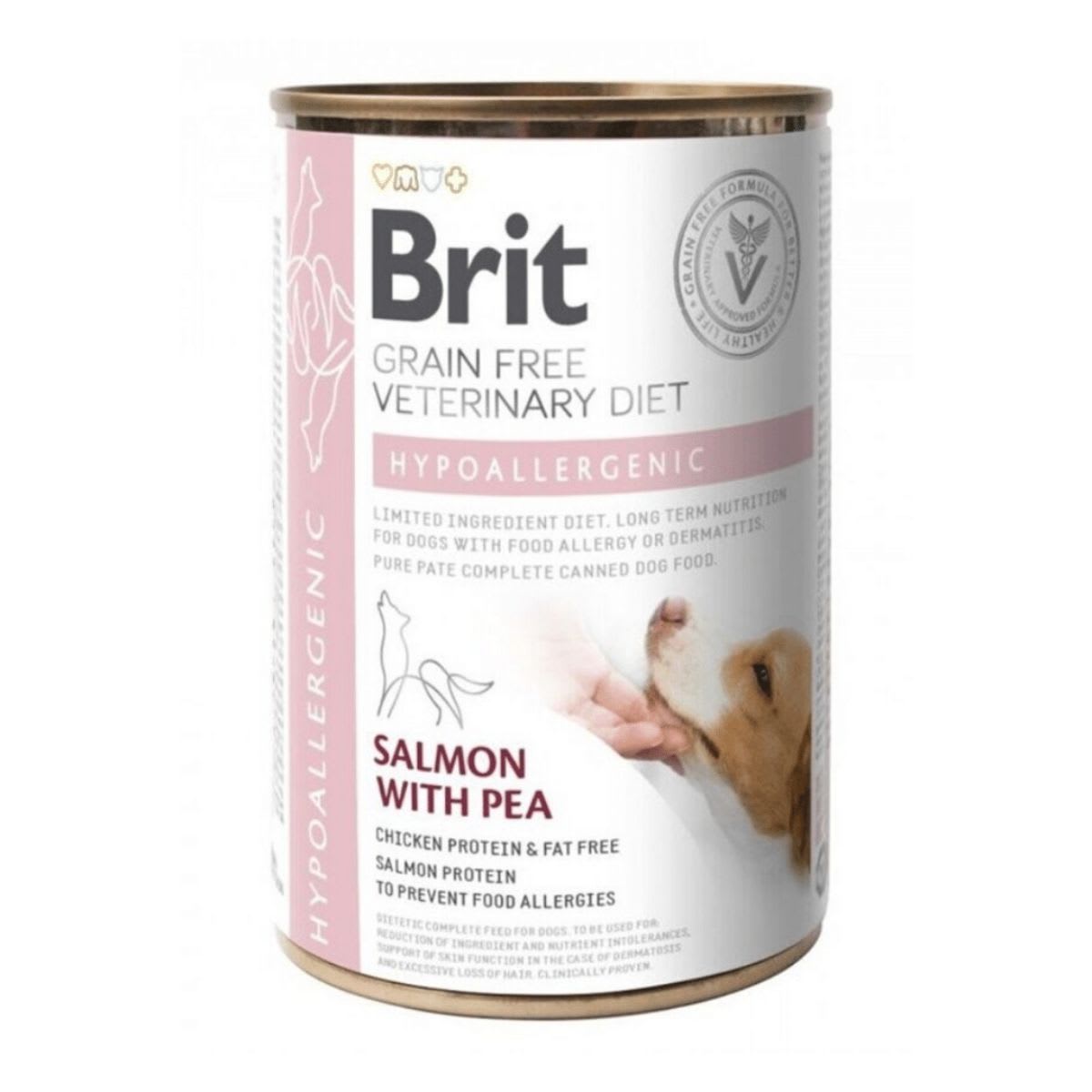 Brit GF Vet Diets Dog Hypoallergenic lata1