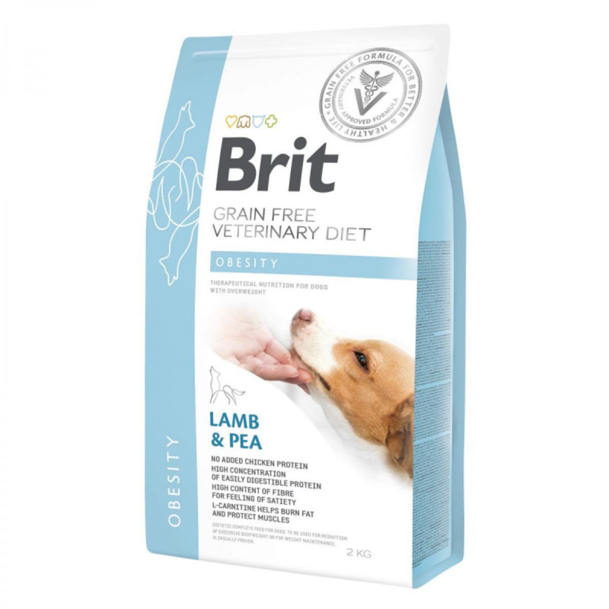 Brit GF Vet Diets Dog Obesity 2 kg1