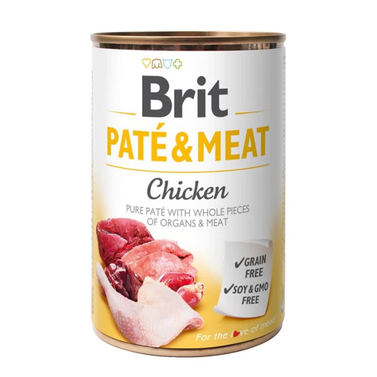 Brit Lata Pate & Meat Chicken 400 g1