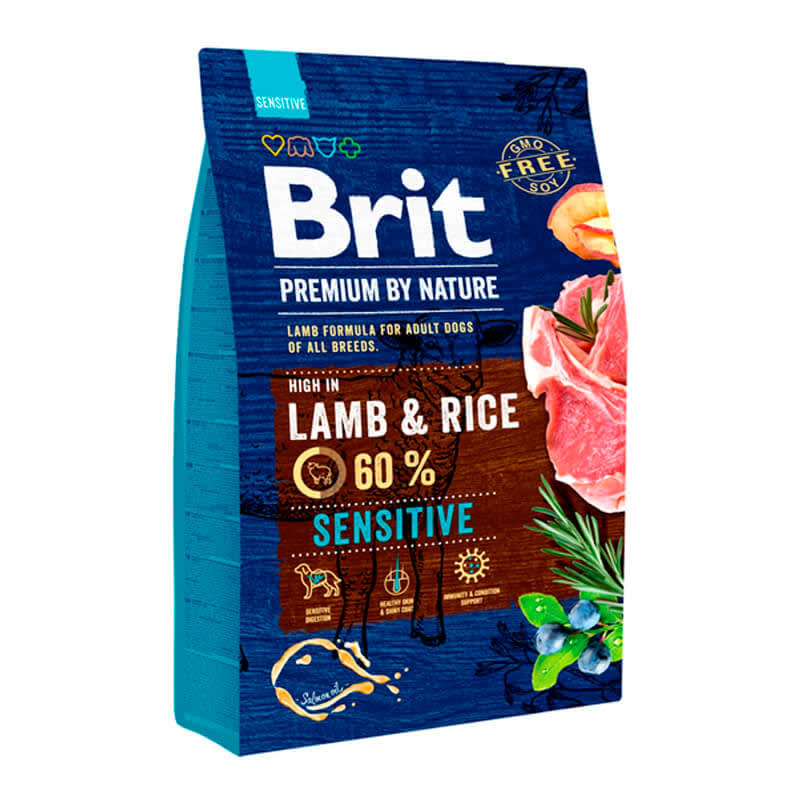 Brit Premium Nature Sensitive Lamb & Rice Adult1