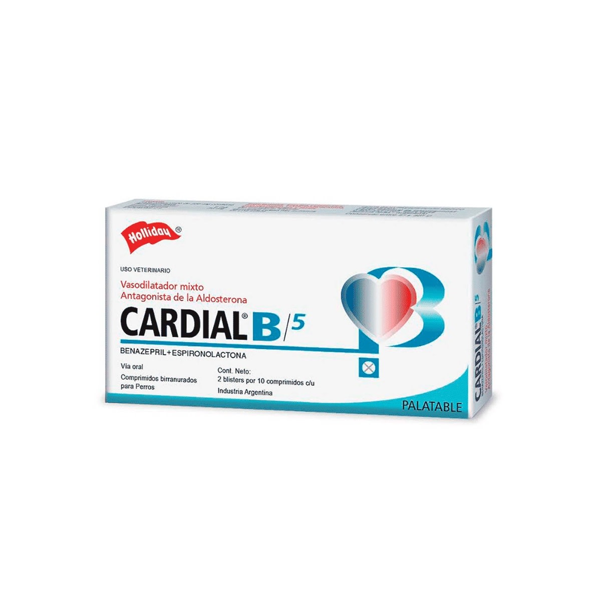 Cardial B caja por 20 und2